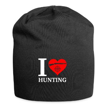 I like to hunt - Jersey Beanie - black - Front