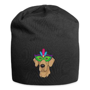 I love German Great Dane cadeau Carnival Faschin - Bonnet en jersey - noir - Devant