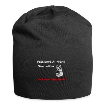 berger allemand - Bonnet en jersey - noir - Devant