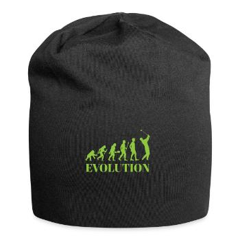 Evolution - Golf - Humour - Divertissement - Cadeau - Bonnet en jersey - noir - Devant