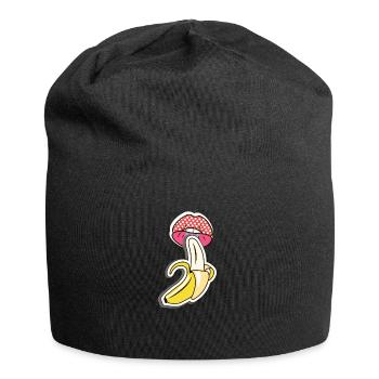 baisers de banane - Bonnet en jersey - noir - Devant