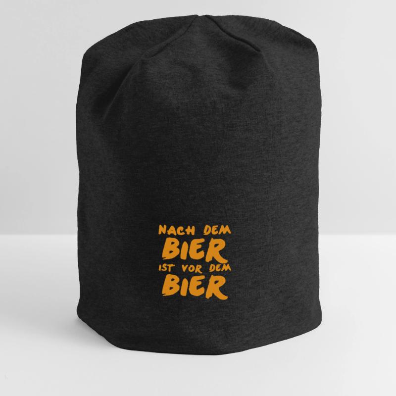 Nach dem Bier ist vor dem Bier Geschenkidee Jersey-Beanie