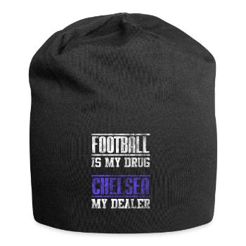 Chelsea Football Football as a great gift fan - Jersey Beanie - black - Front