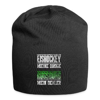 Augsburg - Eishockey meine Droge - mein Dealer. - Jersey-Beanie - Schwarz - Vorne