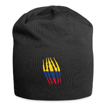 Claw Klaue Risse Herkunft Kolumbien png - Jersey-Beanie - Schwarz - Vorne