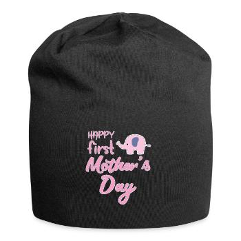 Maman - maman - Fête des Mères - - Maman Mère - Cadeau - Bonnet en jersey - noir - Devant