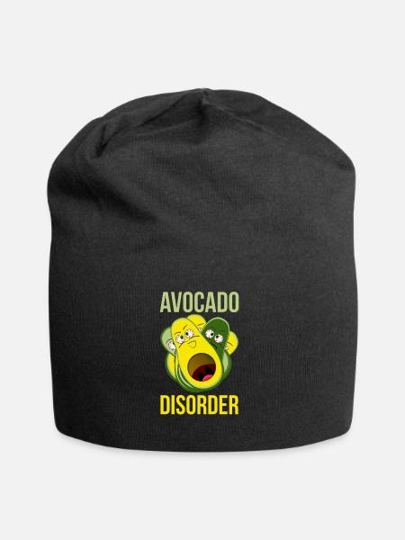 Avocado disorder - Jersey Beanie - black