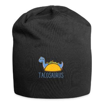 Tacosaurus Funny Taco Brontosaurus Cinco De Mayo - Jersey Beanie - black - Front