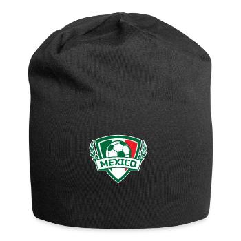 Mexique No 1 équipe cadeau - Bonnet en jersey - noir - Devant