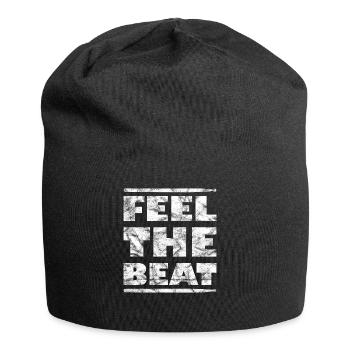 Vintage Feel the beat Drumsticks - Jersey-Beanie - Schwarz - Vorne