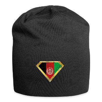 Superhero held herkunft flagge Afghanistan png - Jersey-Beanie - Schwarz - Vorne