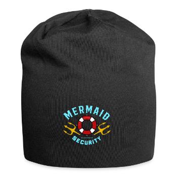 Mermaid Security Gift - Jersey-Beanie - Schwarz - Vorne