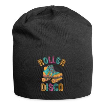 Roller Disco Roller Skate Party 80s Gift - Jersey Beanie - black - Front