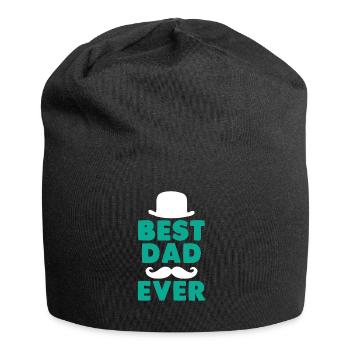 Father's Day gift Father's best dad of all time - Jersey Beanie - black - Front