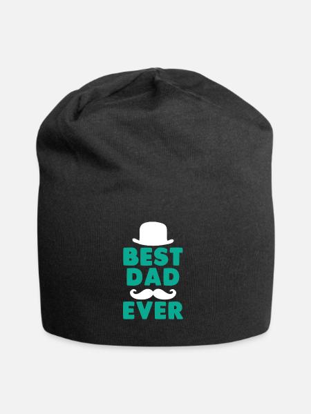 Cadeau de fête des pères Meilleur père de tous les temps - Bonnet en jersey - noir