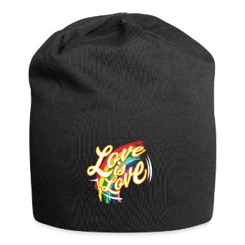 L'amour de T-shirt de CSD est amour - Bonnet en jersey - noir - Devant
