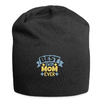 Best Swim Mom Ever T-Shirt - Jersey-Beanie - Schwarz - Vorne