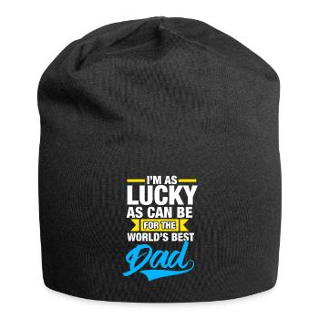 Meilleur papa du monde - Bonnet en jersey - noir - Devant
