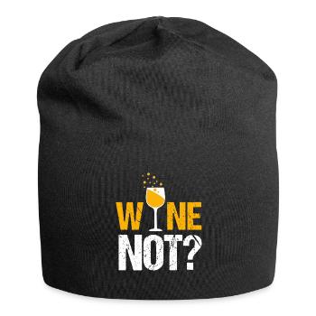 Why not Wine? - Jersey Beanie - black - Front