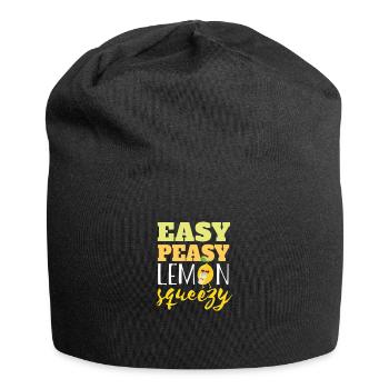Easy Peasy Lemon Squeezy - Jersey-Beanie - Schwarz - Vorne