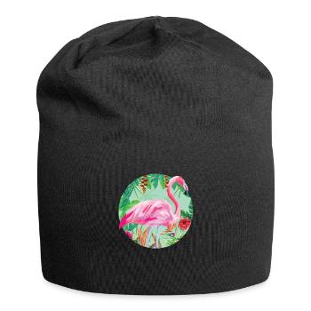 flamant - Bonnet en jersey - noir - Devant