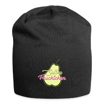 Fruits Fruits Idées cadeaux Fruits Funses fruits - Bonnet en jersey - noir - Devant