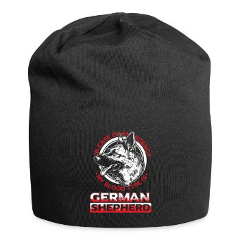 berger allemand - Bonnet en jersey - noir - Devant