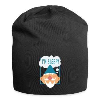 Saying Gift Goblin Dwarf Fantasy Fairy Tale Child - Jersey Beanie - black - Front
