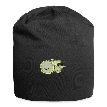 Komet Geschenk Kind Sohn Weltall Astronaut Stern - Jersey-Beanie - Schwarz - Vorne