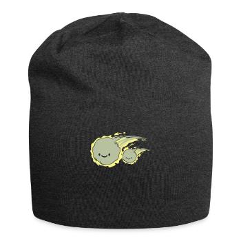 Komet Geschenk Kind Sohn Weltall Astronaut Stern - Jersey-Beanie - Anthrazit - Vorne