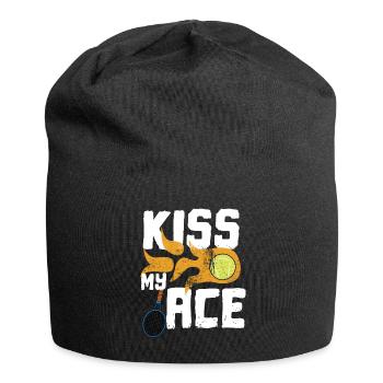 Tennis geboren um zu servieren Serve Ass Racket - Jersey-Beanie - Schwarz - Vorne