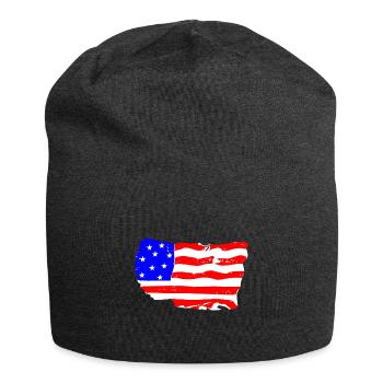 USA - Jersey Beanie - charcoal grey - Front