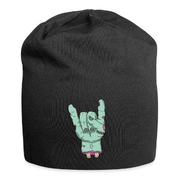 Zombie Halloween sang morts-vivants rock apocalyptique horreur - Bonnet en jersey - noir - Devant