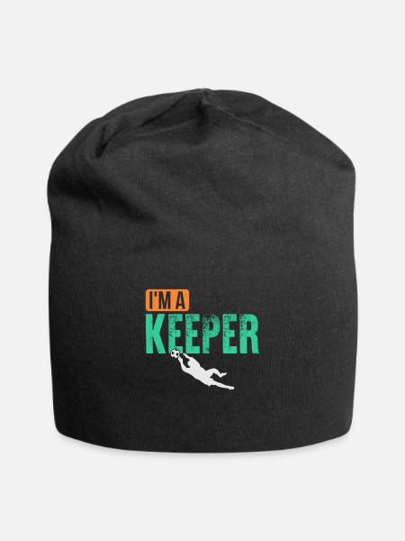 goalkeeper - Jersey Beanie - black