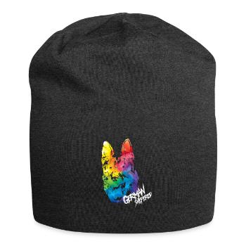 Chien de berger allemand - Bonnet en jersey - charbon - Devant