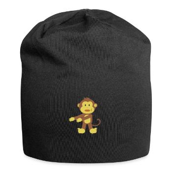 Floss Dance Move Affe - Jersey-Beanie - Schwarz - Vorne