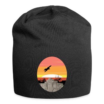 Feel nature - Feel the Nature - Jersey Beanie - black - Front