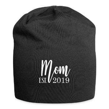 Mutter 2019 Respekt Nachwuch Stärke Humor Mama - Jersey-Beanie - Schwarz - Vorne