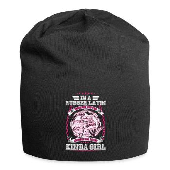Car Lover girl - Jersey Beanie - black - Front