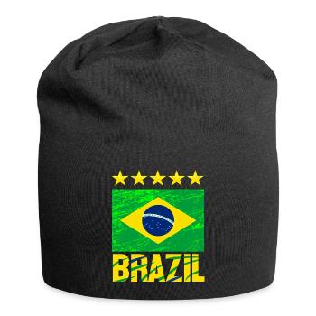 BRAZIL National Soccer Team - Jersey Beanie - black - Front