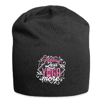Yoga sans souci - Bonnet en jersey - noir - Devant