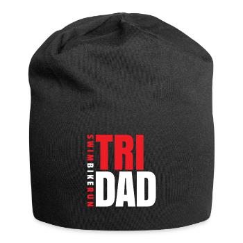 Triathlon - cadeau de course de cyclisme de natation - Bonnet en jersey - noir - Devant