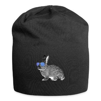 Hase - Jersey-Beanie - Schwarz - Vorne