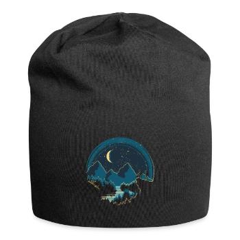 promenade nocturne - Bonnet en jersey - noir - Devant