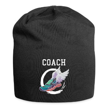 Track and Field Athletics Coach Gift - Jersey Beanie - black - Front