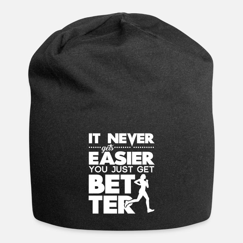 To run - Jersey Beanie - black