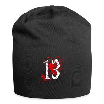 Friday July 13 2018 day of bad luck - Jersey Beanie - black - Front