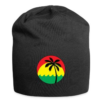 Logo Reggae - Bonnet en jersey - noir - Devant