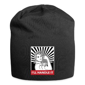 Girl Power - Jersey Beanie - black - Front