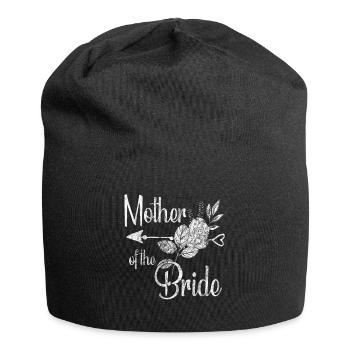 Mother Of The Bride Geschenk Mutter der Braut - Jersey-Beanie - Schwarz - Vorne